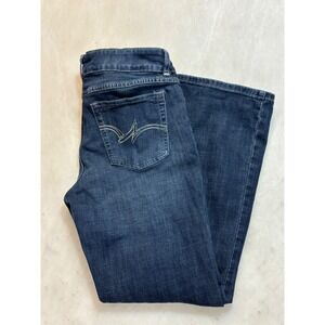 Wrangler Boot Cut Jeans Women's Size 13 x 30‎ Dark Wash Denim